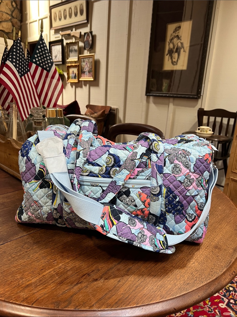 Vera Bradley Duffel Bag in Butterfly By Pattern